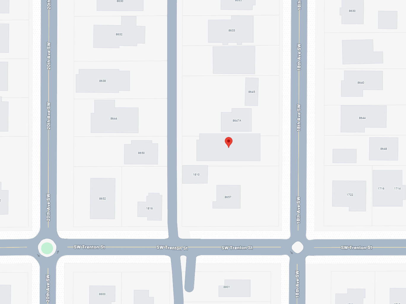 MAP - 8649 18th Avenue SW Seattle, WA 98106