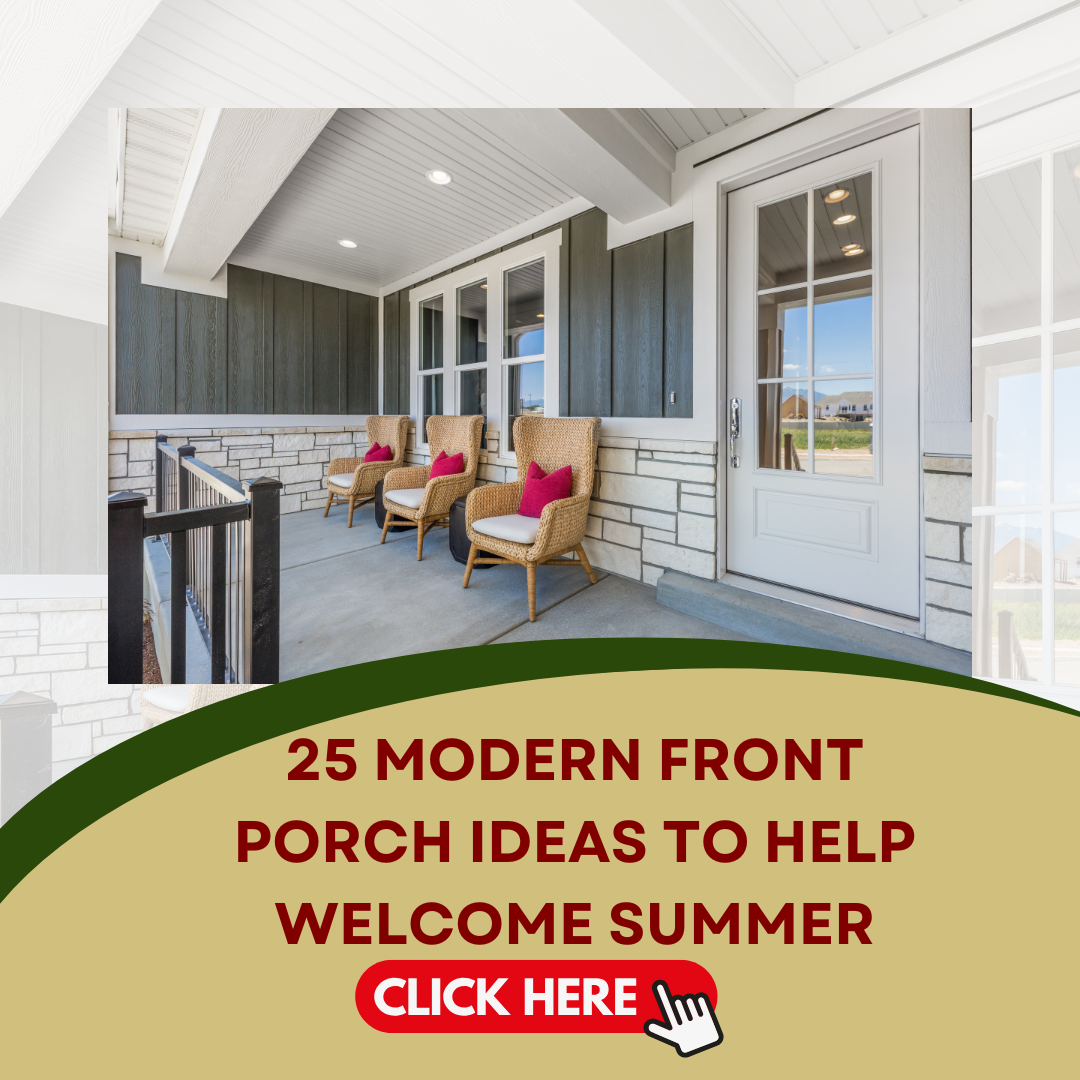 25 Modern Front Porch Ideas to Help Welcome Summer