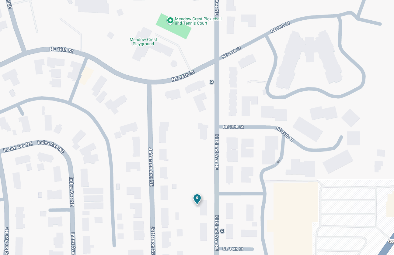 MAP - 1429 Kirkland Avenue NE Renton, WA 98056