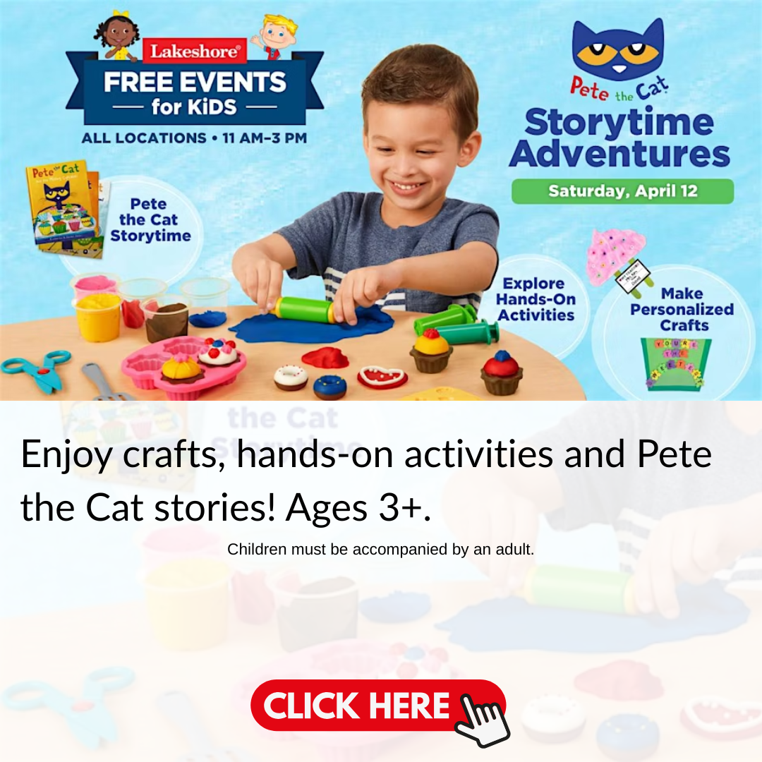 Free Kids Event: Pete the Cat Storytime Adventures (Bellevue)