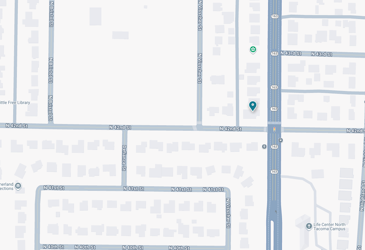 MAP - 4202 N Pearl Street Tacoma, WA 98407-2826