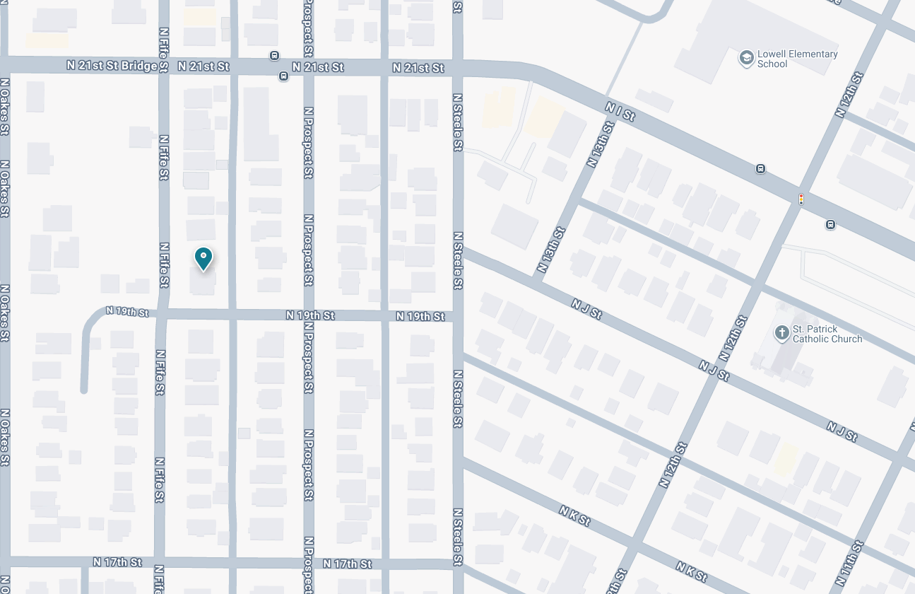 MAP - 1901 N Fife Street Tacoma, WA 98406